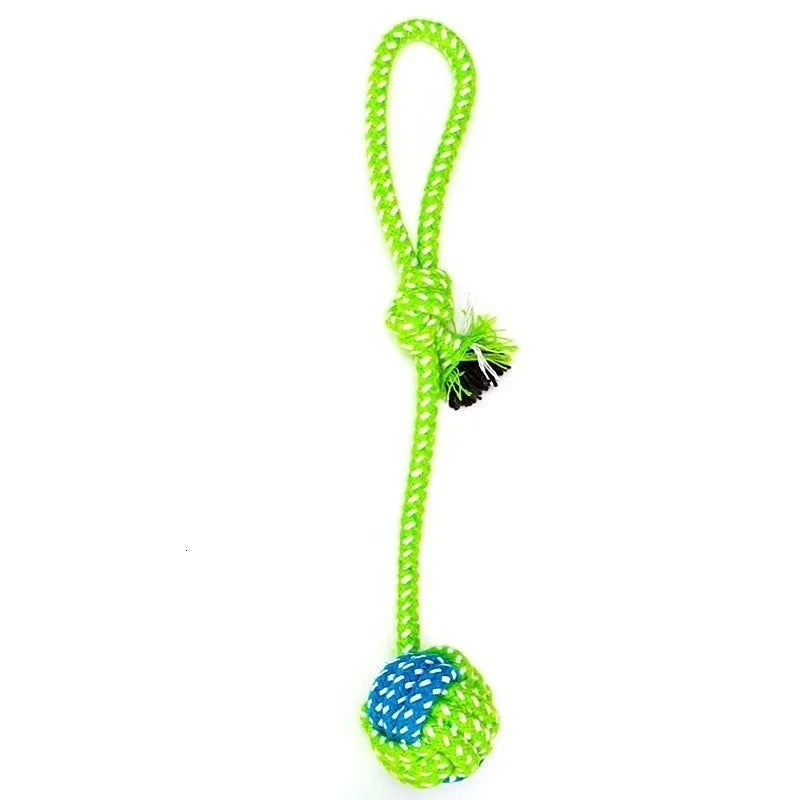 Brinquedo de corda para cachorro, fortalece musculo do pescoço e da mordida.