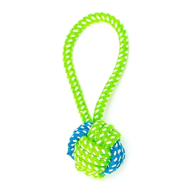 Brinquedo de corda para cachorro, fortalece musculo do pescoço e da mordida.