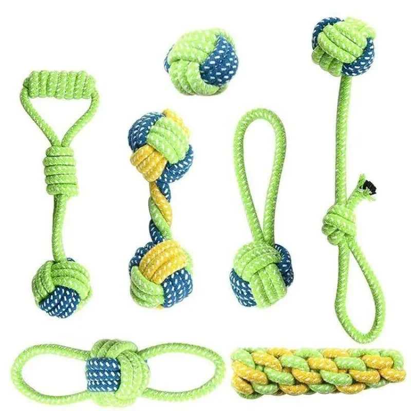 Brinquedo de corda para cachorro, fortalece musculo do pescoço e da mordida.